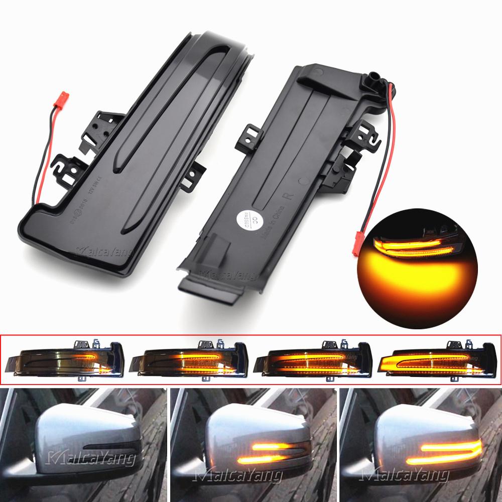 For Mercedes-Benz A B C E S CLA GLA CLS Class W176 W246 W204 W212 C117 X156 LED Dynamic Blinker LED Turn Signal Light Indicator Dome Lights 6
