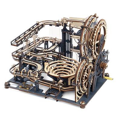 Robotime Marble Run 3D quebra-cabeça de madeira (Cidade da Noite)