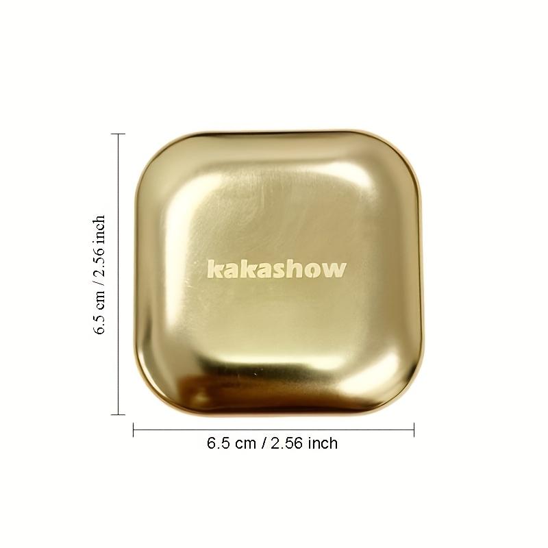 4-Farben Lidschattenpalette Goldene Textur, Matte & Schimmer-Finishes in Braun, Koralle, Rosa, Lila Lidschatten, Langanhaltende Farbe, Einfache Anwendung