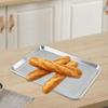 Rectangular Aluminum Zinc Zinc Alloy Baking Plate Rustproof Grill Steaming Tray Kitchen Baking Sheets  Food