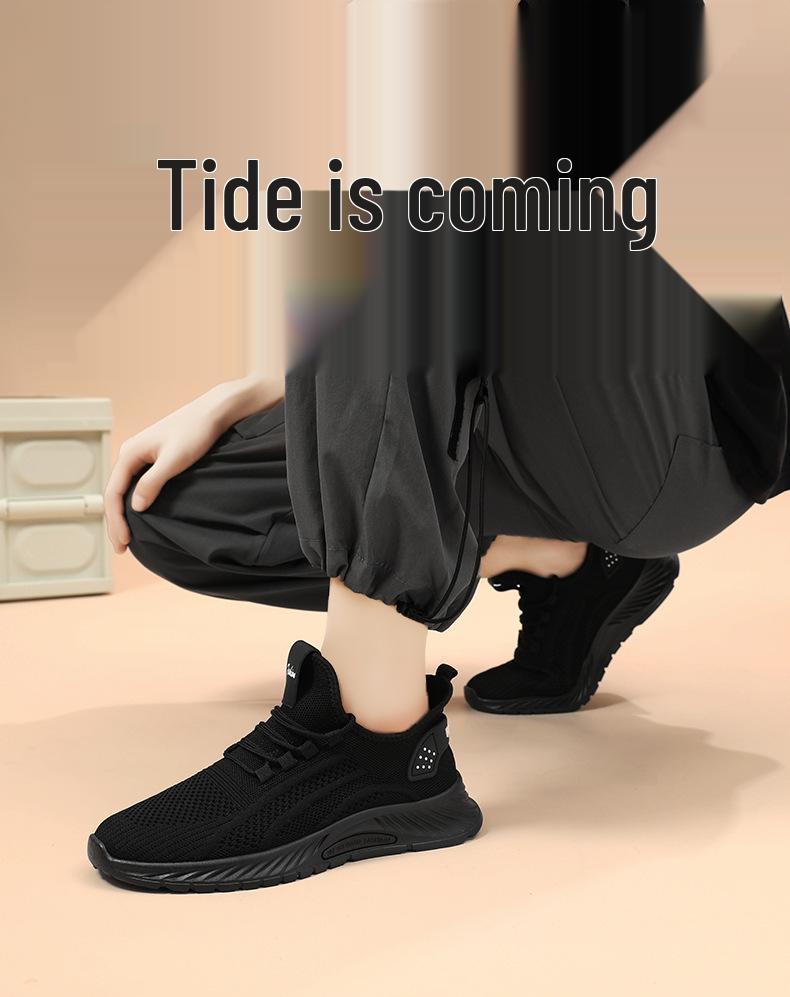 2025 Summer Flyknit Running Shoes: Trendy, Unisex Casual Sportswear