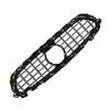 For Panamericana GT   Grille With Camera Holes Replacement for   EClass W213 C238  13 Facelift 2021+(Gloss Black )