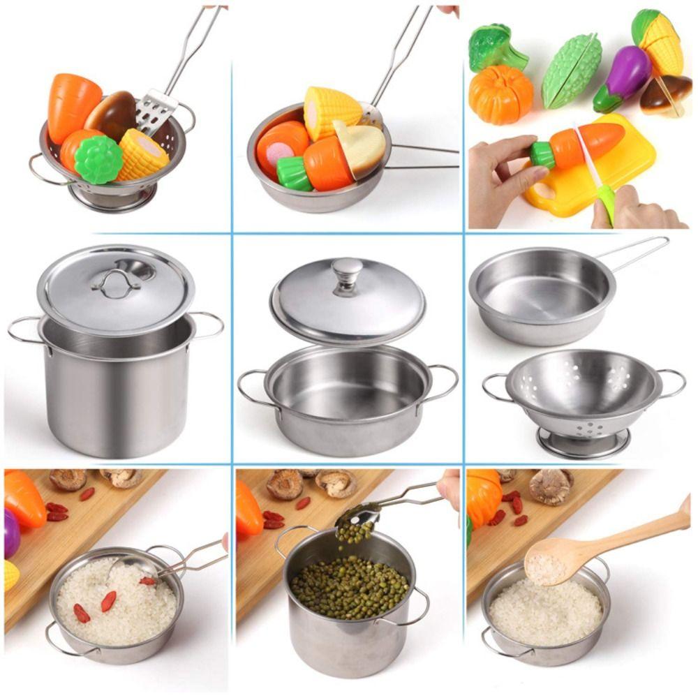 

Steam Grid Mini Cooking Utensil Toy Steamer Simulation Kitchen Model Kids Cooking Toys Kids