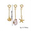Stainless Steel Bikini Buckle Pendant Red Coral Swimwear Jewelry New Bikini Charms Set  Women