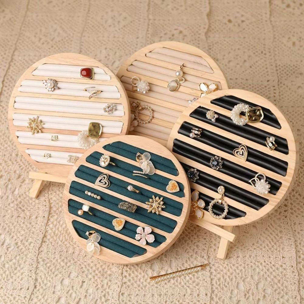 Round Shape Jewelry Display Rack Storage Tray Jewelry Organizer Jewelry Accessories