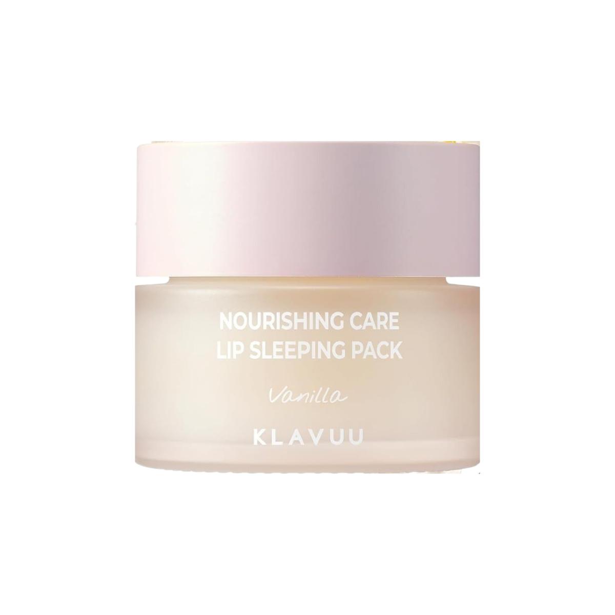 Klavuu Nourishing Care Lip Sleeping Pack Vanilla, Deep Moisture & Softening, 20g