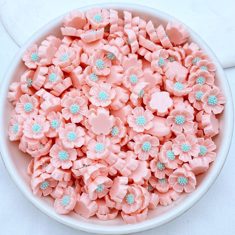 

80Pcs New Cute Mixed Mini Chrysanthemum Flowers Flat back Resin Cabochons Scrapbooking DIY Jewelry Craft Decoration Accessorie