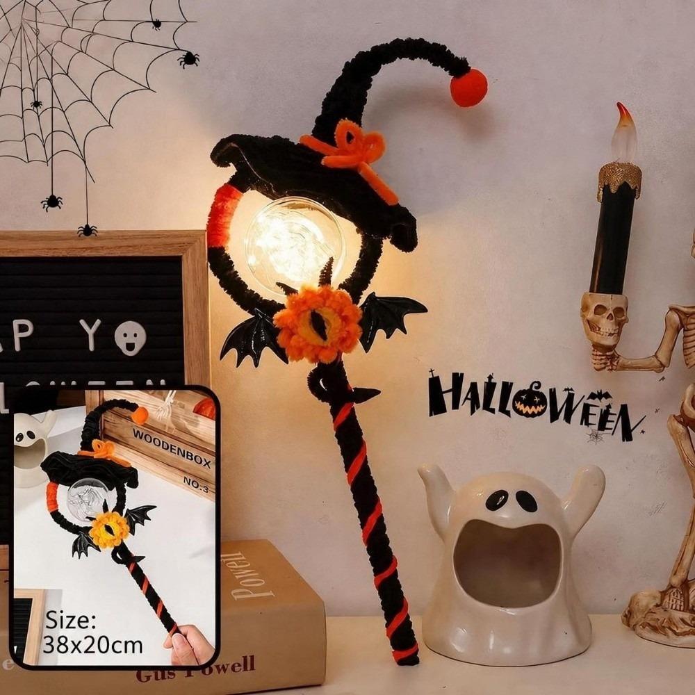 Bendable DIY Halloween Magic Wand with Light String Handheld Lantern Wand  Halloween Party