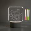 Handwriting Pad Diy 3d Light Acrylic Can Be Erasable Luminous Usb Supply Power