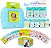 Hot Sale Kids Preschool English Learning Speech Therapy Machine Toy Words Educational Montessori Talking Flash Card