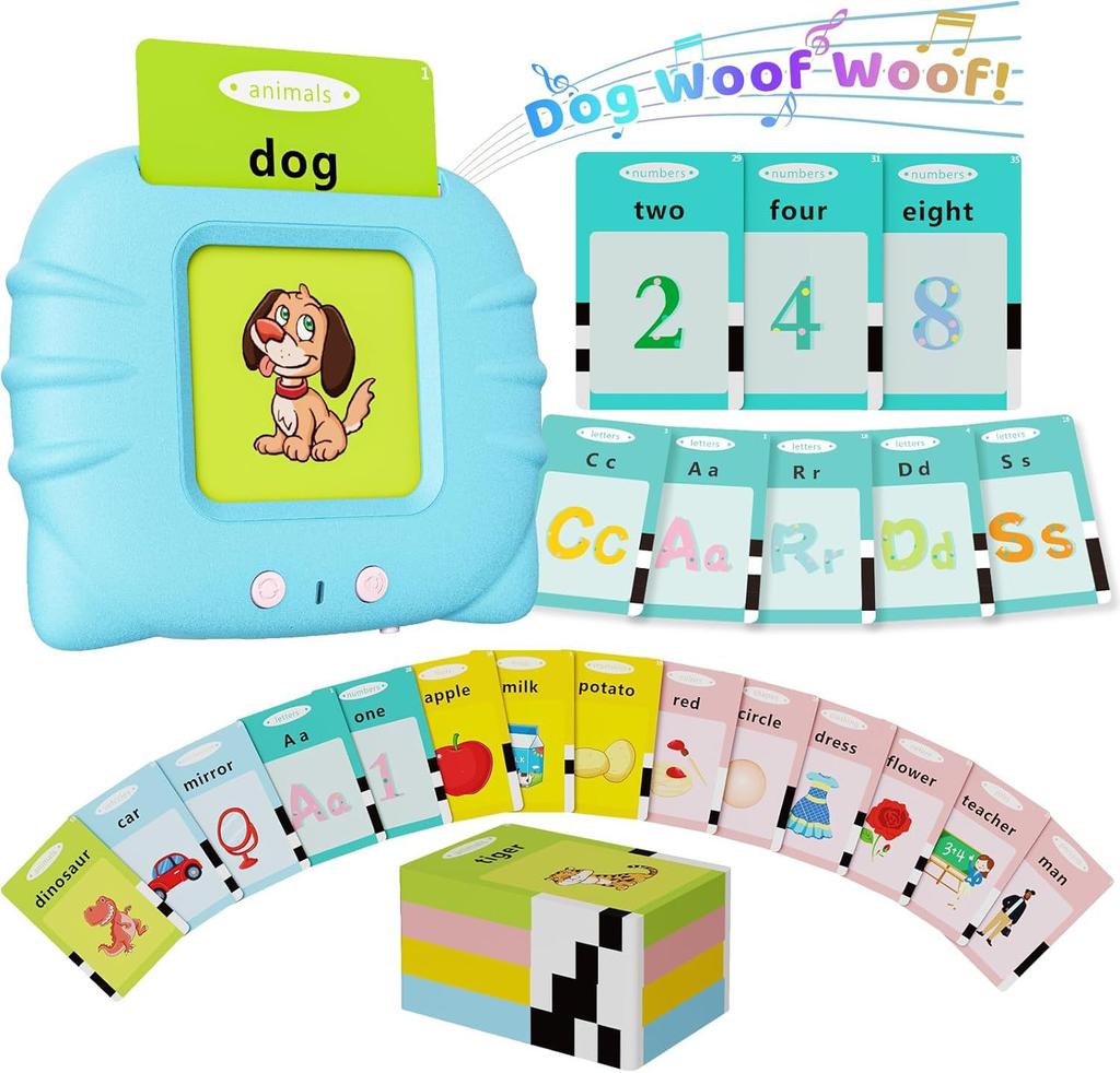 Kids Early Learning Cognitive Cards Alphabet Abc English Arabic French Spanish Flash Cards Talking Flash Cards Learning Toys