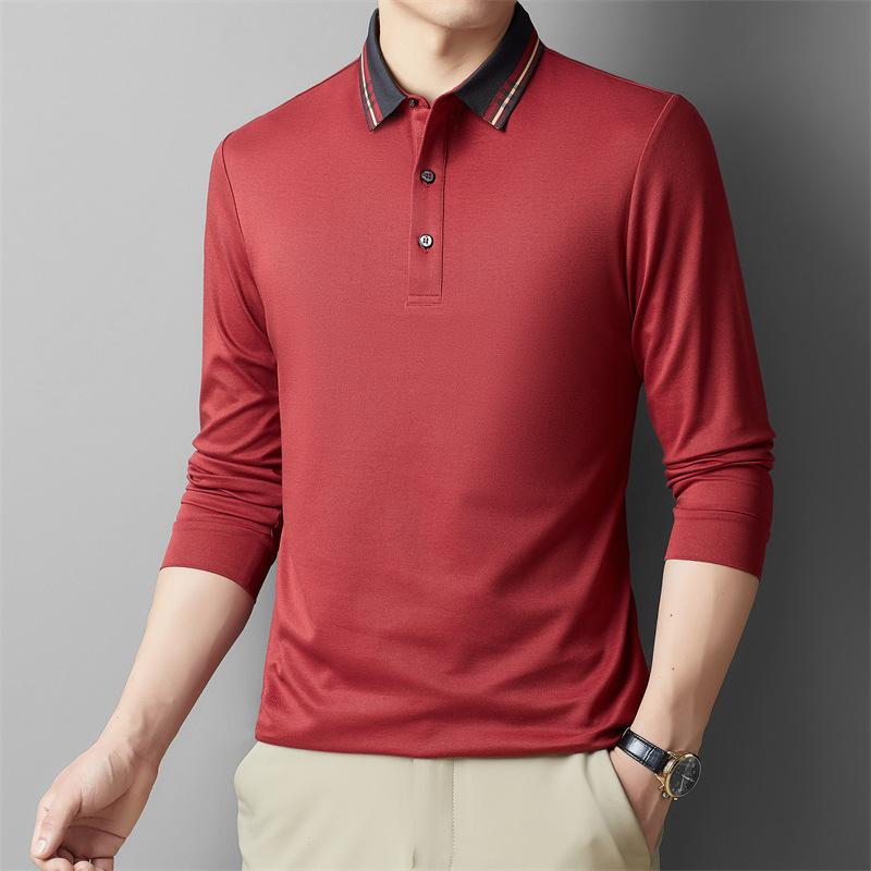 Осенняя мужская футболка с длинным рукавом — фото 6