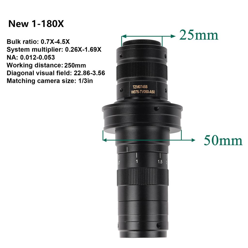 Barlow Lens 0.3X 0.5X 0.75X 2X 42mm Install Thread Professional Monocular Microscope Auxiliary Objective For 10A 120x 180x 300x