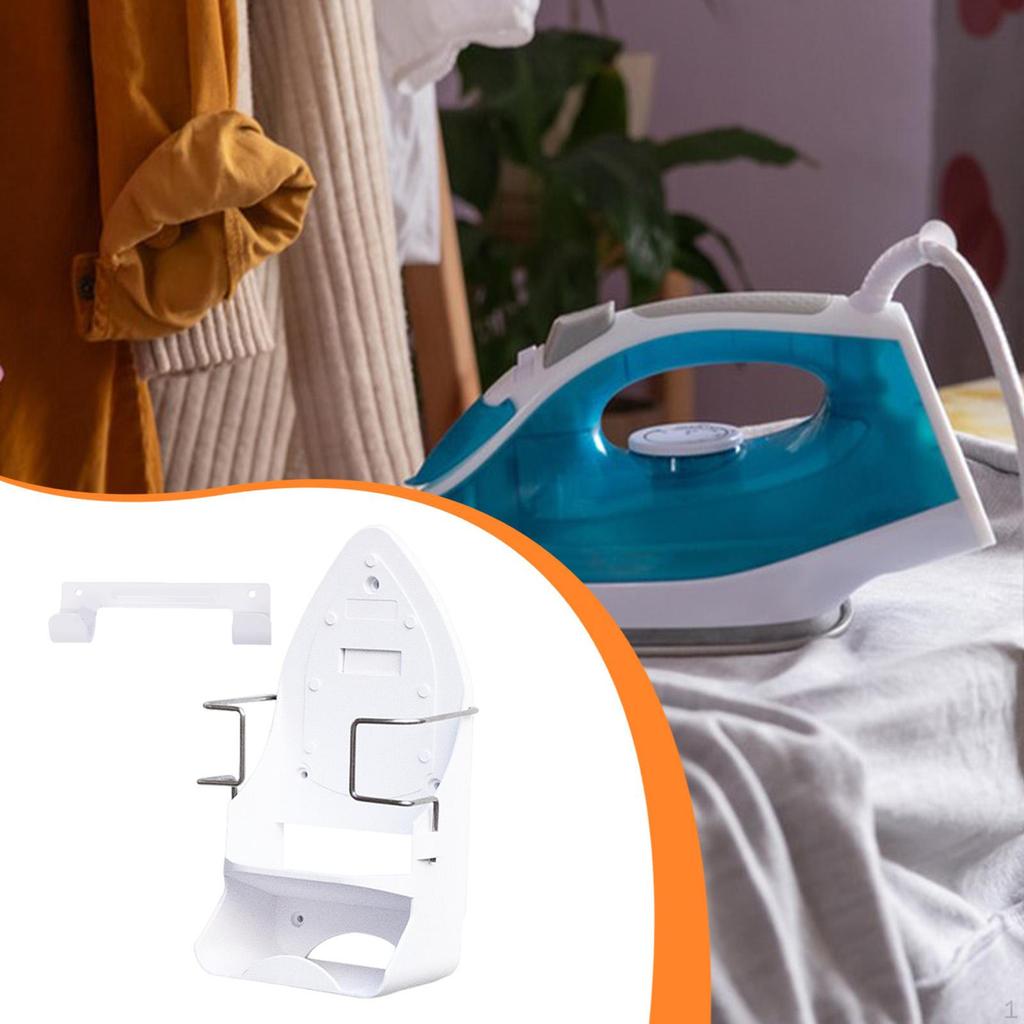 Ironing Board Hanger Rack Lightweight Compact Easy to Install Storage Organizer Wall