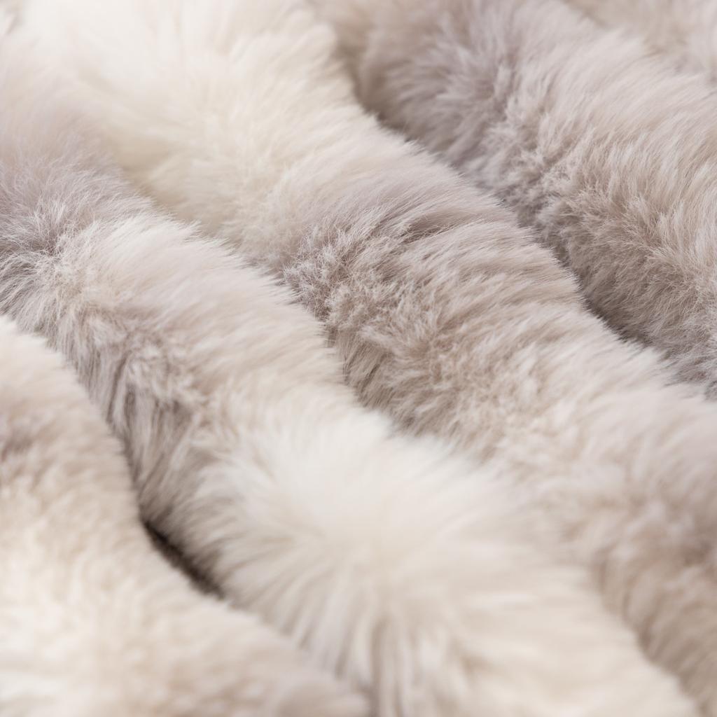 1PC Tie-Dye Colorful Bubble Imitation Rabbit Fur Plush Sofa Towel Suitable for Living & Bedding Room Thicken Warm Blanket