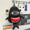 Schultasche Koreanische Version von Kindern niedlich hässlich niedlich Hai Schultertasche Mittelschulmädchen Reise schräg über den Körpertasche kleiner Junge draußen trendig