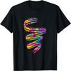 Colorful Lines Abstract Art Minimalist Aesthetic Art Artsy T-Shirt