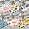 Cute 40x60cm Floor Mat Cartoon Non-slip Bathroom Mat Cat Paw Super Absorbent Foot Mat