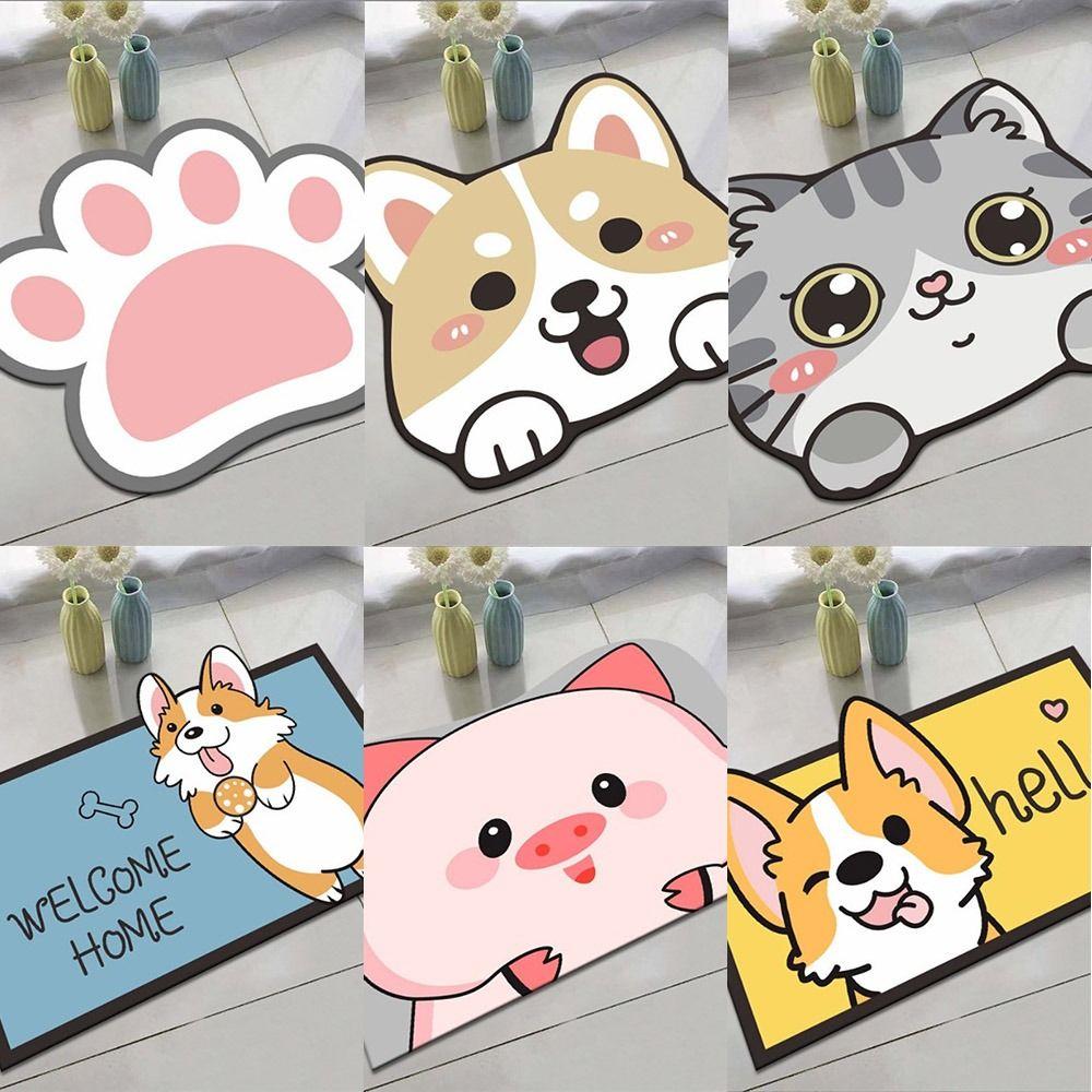 40x60cm Floor Mat Cat Paw Foot Mat New Bathroom Mat
