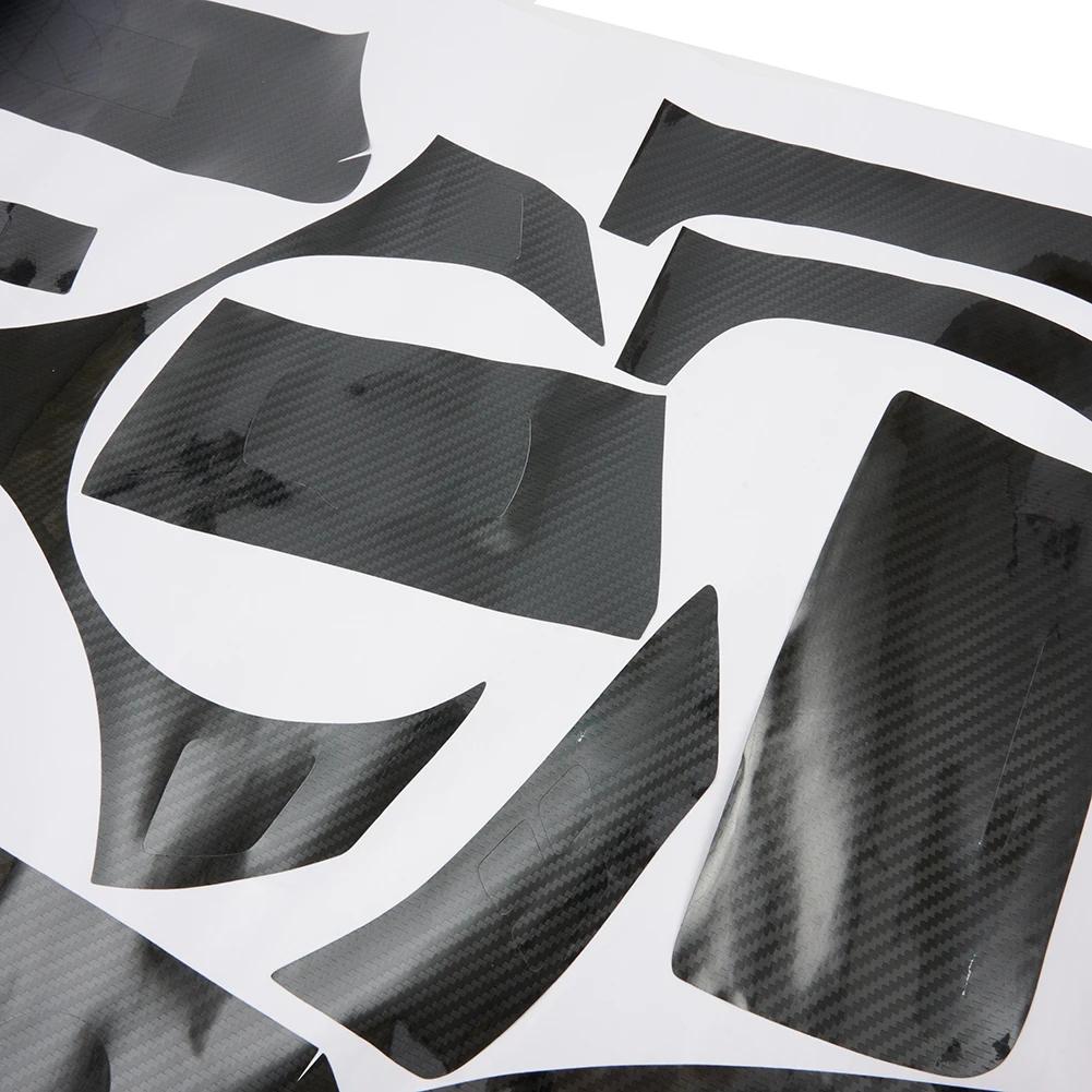 Practical Useful High Quality Interior Sticker Sticker Vinyl Accessory Black Replacement Replaces Carbon Fiber