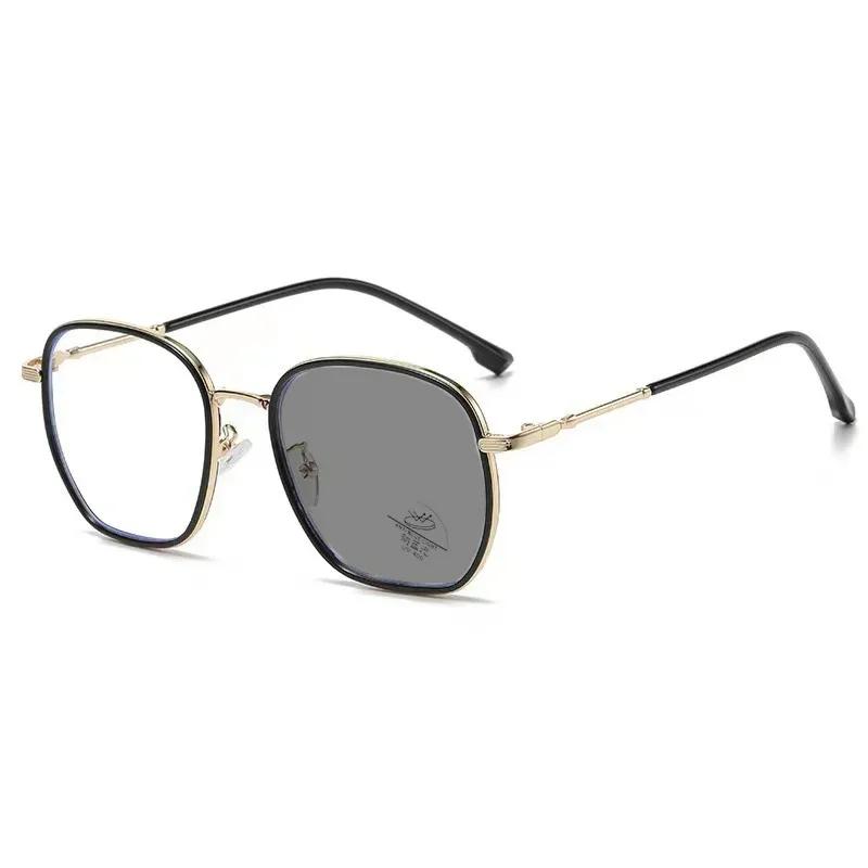 Kvinnor Damer Överdimensionerad Båge Myopiglasögon Intelligenta Färgskiftande Närsynthetsglasögon Hög Definition Ögonskydd Goggles