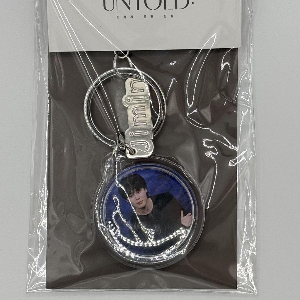 [USED] BTS Jimin Exhibition The Truth Untold Photo Keyring