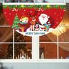 Christmas Outdoor Fan-Shaped Flag Banner Christmas Decor For Home 2026 Cristmas Drop Ornament Xmas Navidad Gift New Year 2027