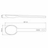 Tramontina Molde Serving Spoon, 28cm, Gray, Silicone, Spatula, Ladle, Heat-Resistant, Dishwasher-Safe, Made In Brazil, Product Code: 25811/160, TRAMON