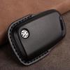 Genuine Leather Car Key Cover for Volkswagen: Fits T-Roc, Teramont, Tiguan, CC, Bora, Golf 7, Golf 6, Lamando.