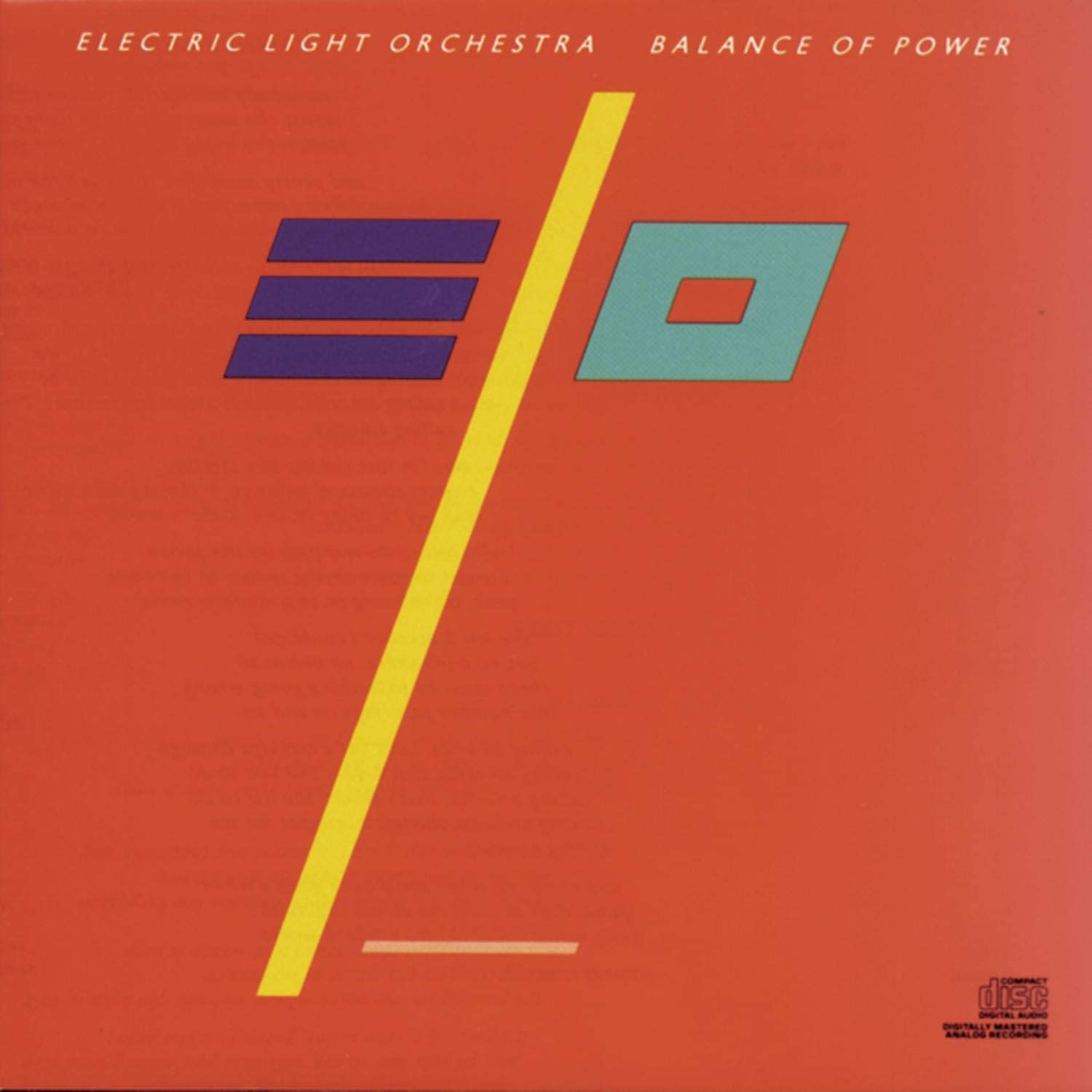 

CD ELO - Balance of Power ZK40048 CBS Associated США Рок Б/У