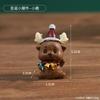 Creative Christmas Gifts Mini Cute Animals Christmas Tree Tabletop Ornaments Santa Claus Decorative Gifts