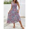 Women's Fashion Temperament High Waisted Sleeveless Casual Dresses