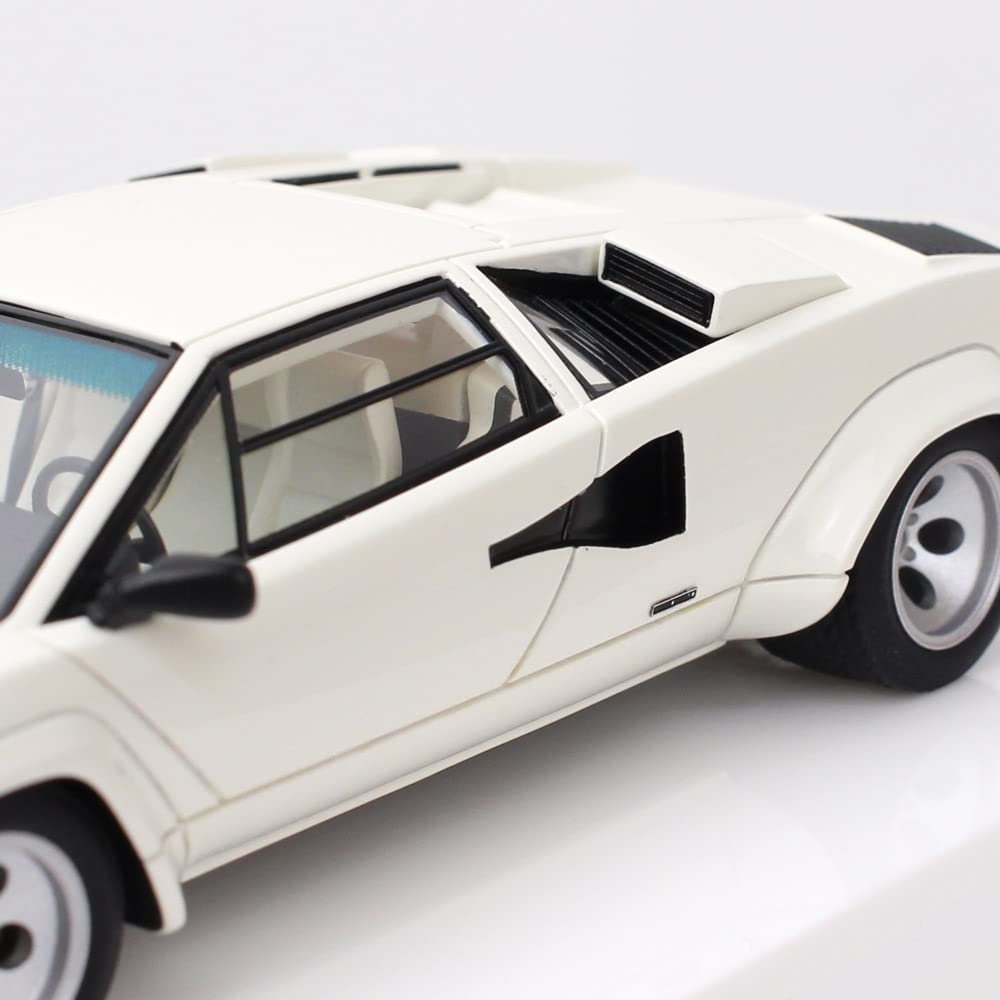 EIDOLON Scale Lamborghini Countach LP5000S 1982 White Finished Product EM651C 1/43