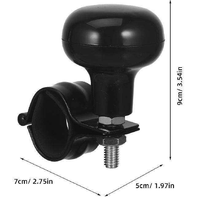 WINOMO Steering Wheel Spinner Black Steering Wheel knob Auxiliary Booster Aid Control Handle Ball