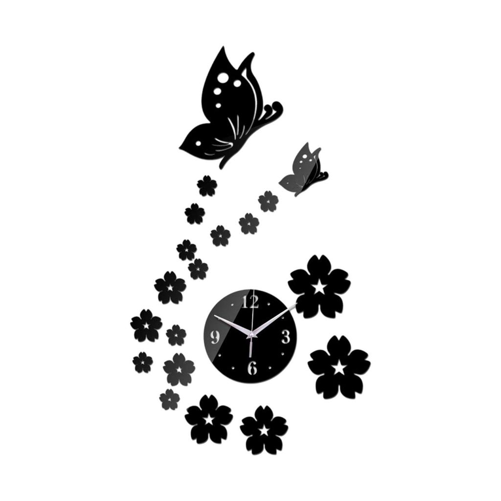 Luxury DIY Silent Acrylic Wall Clock Modern Design Decorative Fashionable Wall Art for Bedroom Office