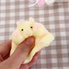 Cute Hamster Squeeze Toy - Silicone TPR Fidget Sensory Stress Relief Gift for Kids & Adults, Fun Decompression Pinch Toy