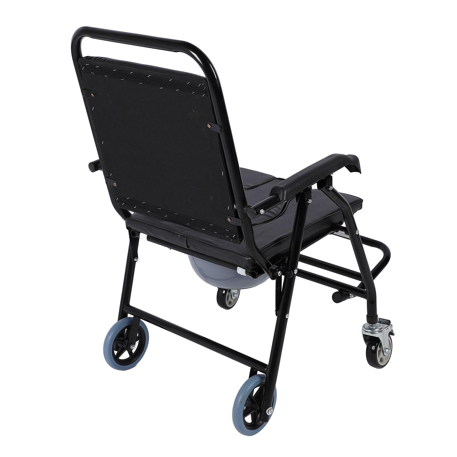 

Мобильный горшок с колесами, складной, с высокой грузоподъемностью, утолщенный, для туалета, инвалидная коляска для