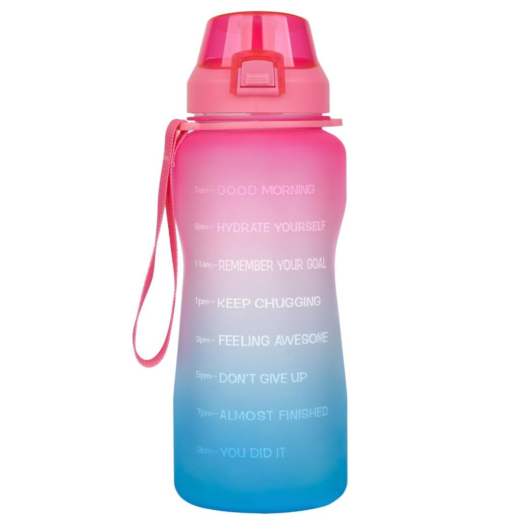 Large 77oz Motivational Water Bottle with Time MarkerStraw,Leakproof  Water Jug,Ensure You Drink Enough Water Daily for Fitness,Gym and Outdoor Sports