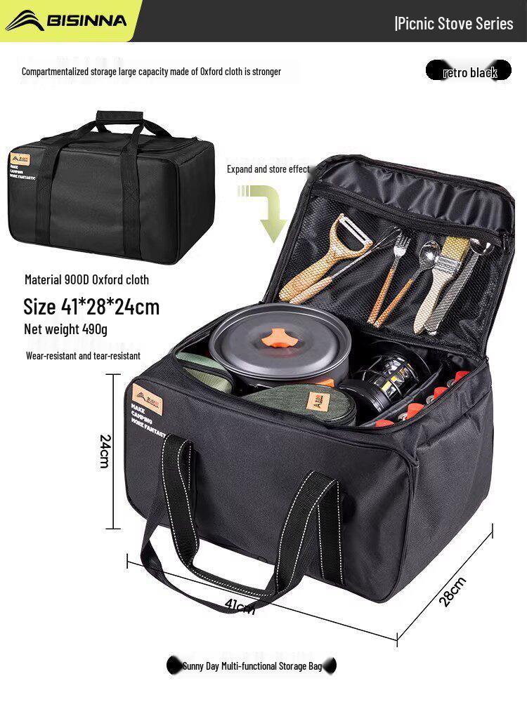 Multi-functional Outdoor Camping Tableware & Cookware Storage Bag