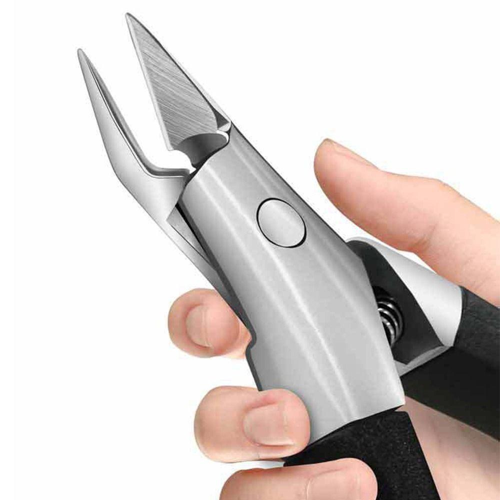 Stainless Steel Oblique Toe Nail Trimmers Eagle Beak Nail Clipper Professional Manicure Tool