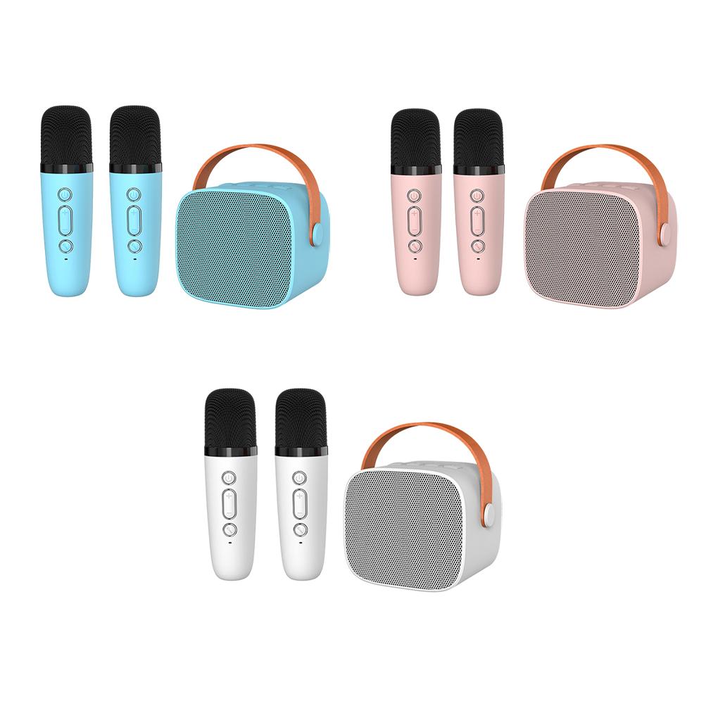 Karaoke All-in-One-Mikrofonlautsprecher Tragbarer Bluetooth-Lautsprecher mit kabellosem Mikrofon-Subwoofer für Kinder, Erwachsene, Spielzeug, Geschenke