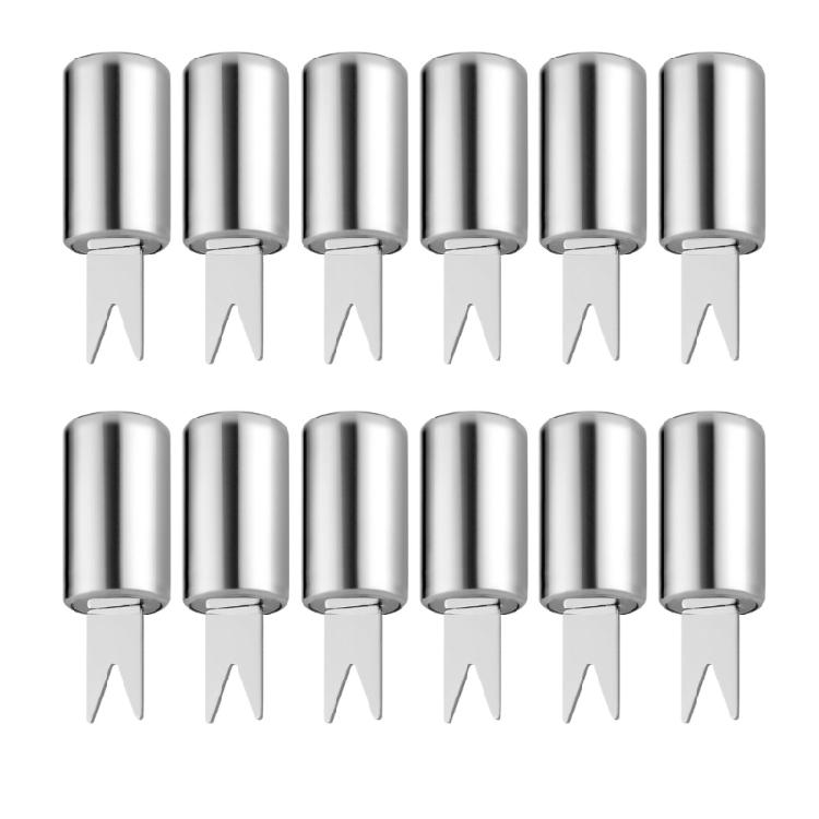 

Set of 12 Corn on the Cobs Skewer Stainless Steel Prongs for BBQ Parties Barbecues Skewers Outdoor Camping Supplies 1