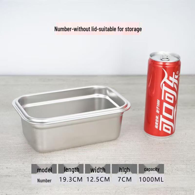 201 Stainless Steel Food Storage Container