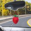 Strawberry Car Air Freshener Cute Hanging Diffuser with Cologne Scent Adjustable Vent Clip for Car Closet