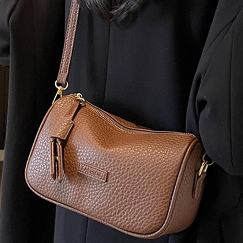 This Year, Boston Bags Are Popular, Retro 2025 Autumn New Broadband Messenger Bags, Women's Foreign Style Small Bags, Pillow Bags.