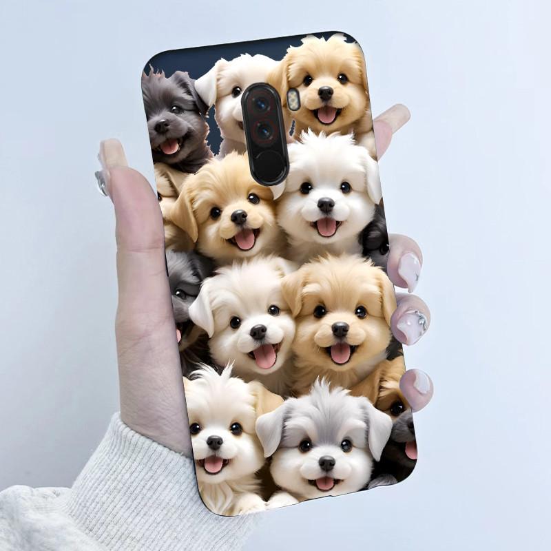 For Pocophone F1 Case Cute Cartoon Panda TPU Soft Silicone Phone Case For Xiaomi Pocophone F1 Back Cover PocoF1 Poco F 1 Fundas