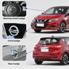 1pcs Car Front Head Hood Bonnet Emblem Rear Trunk Boot Mark Badge Steering Wheel For Nissan X-trail Almera Qashqai Tiida Teana