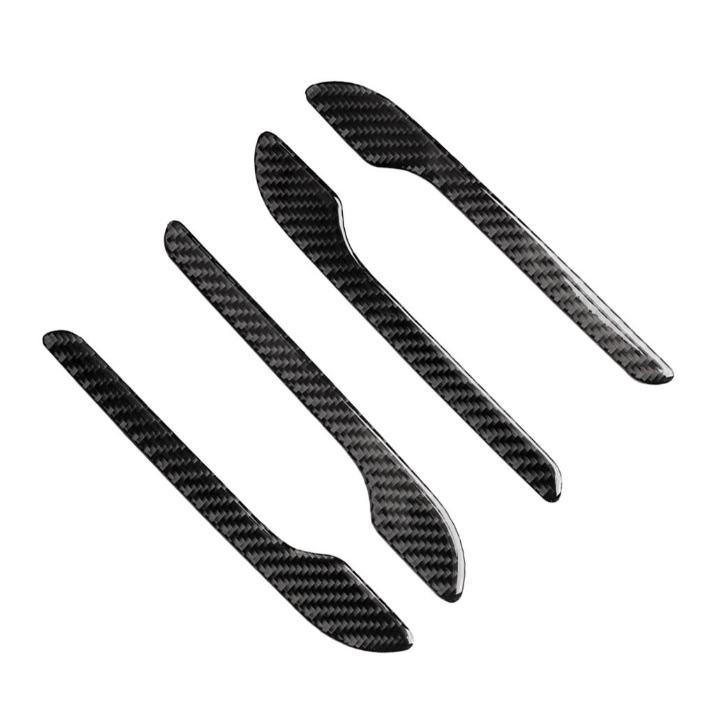 Car Exterior Door Handle Sticker Cover Trim Decoration Replacement Compatible for  Scratch Resistant Decorative