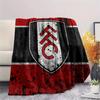 Fulham FC Pattern Flannel Blanket, High Quality Comfortable for All Seasons, Home Decor, Warmth and Comfort, Perfect for Gifts.