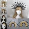 Krone Stirnband Heiligenschein Krone Kopfschmuck DIY Materialien Lolita Heiligenschein Krone Lolita Cosplay Zubehör für Barocke Diadem Kronen